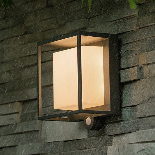 Solar Outdoor Wall Light with Motion Sensor