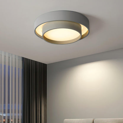 Cylindrical LED Ceiling Light Gray