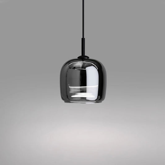 Black Glass Pendant Light